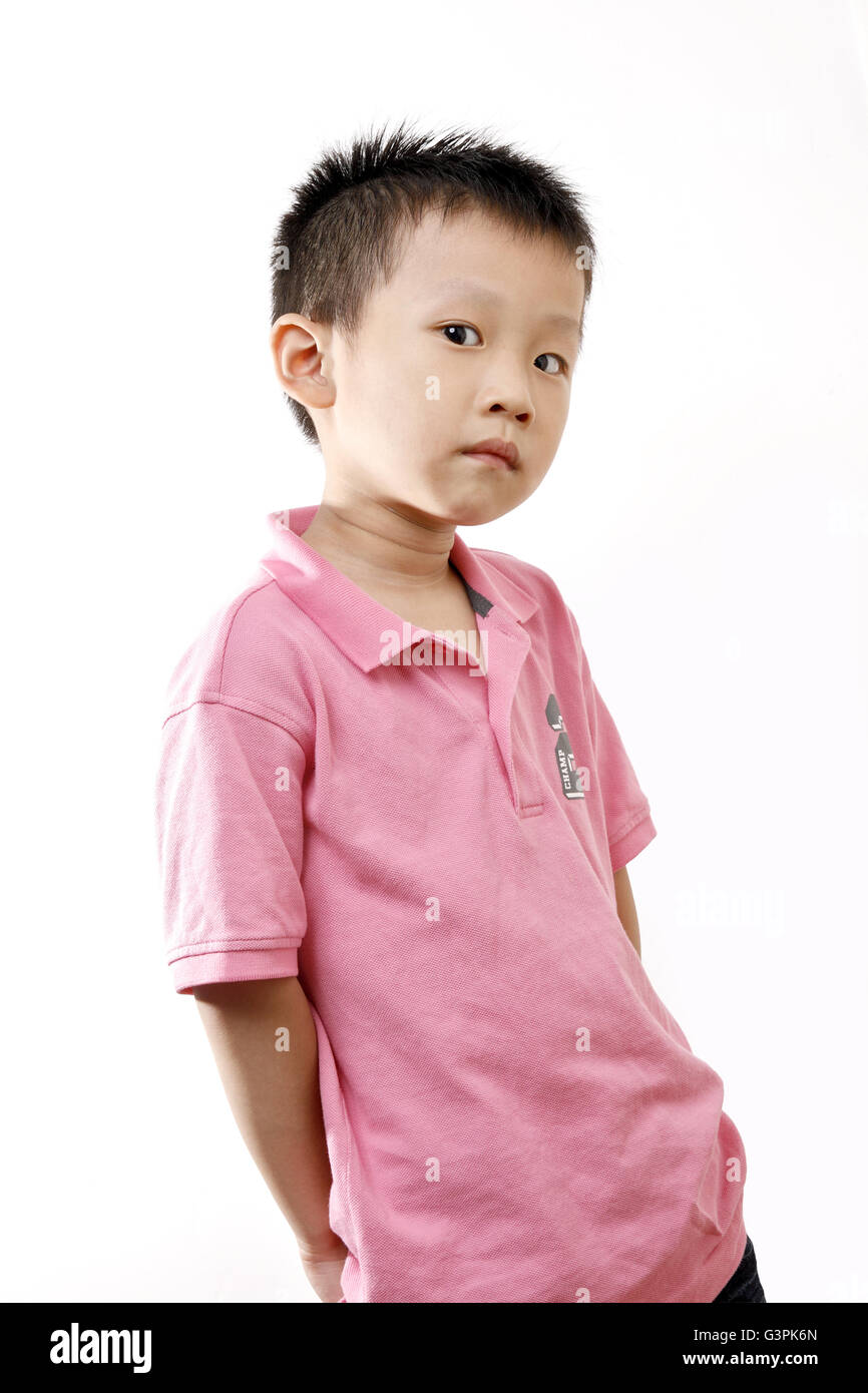 Chinese japan asia korea boy and girl Stock Photo