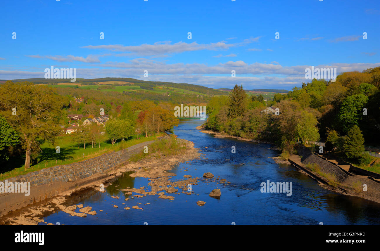 Beautiful Scottish river Tummel Pitlochry Scotland UK in Perth and ...