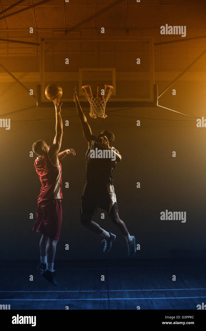 Scoring a basket hires stock photography and images Alamy