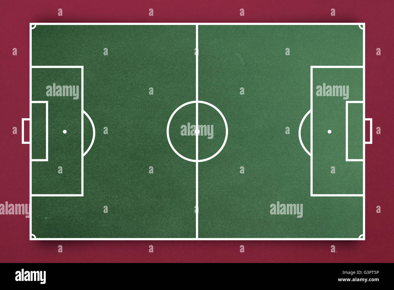 Composite image of soccer field plan Stock Photo Alamy