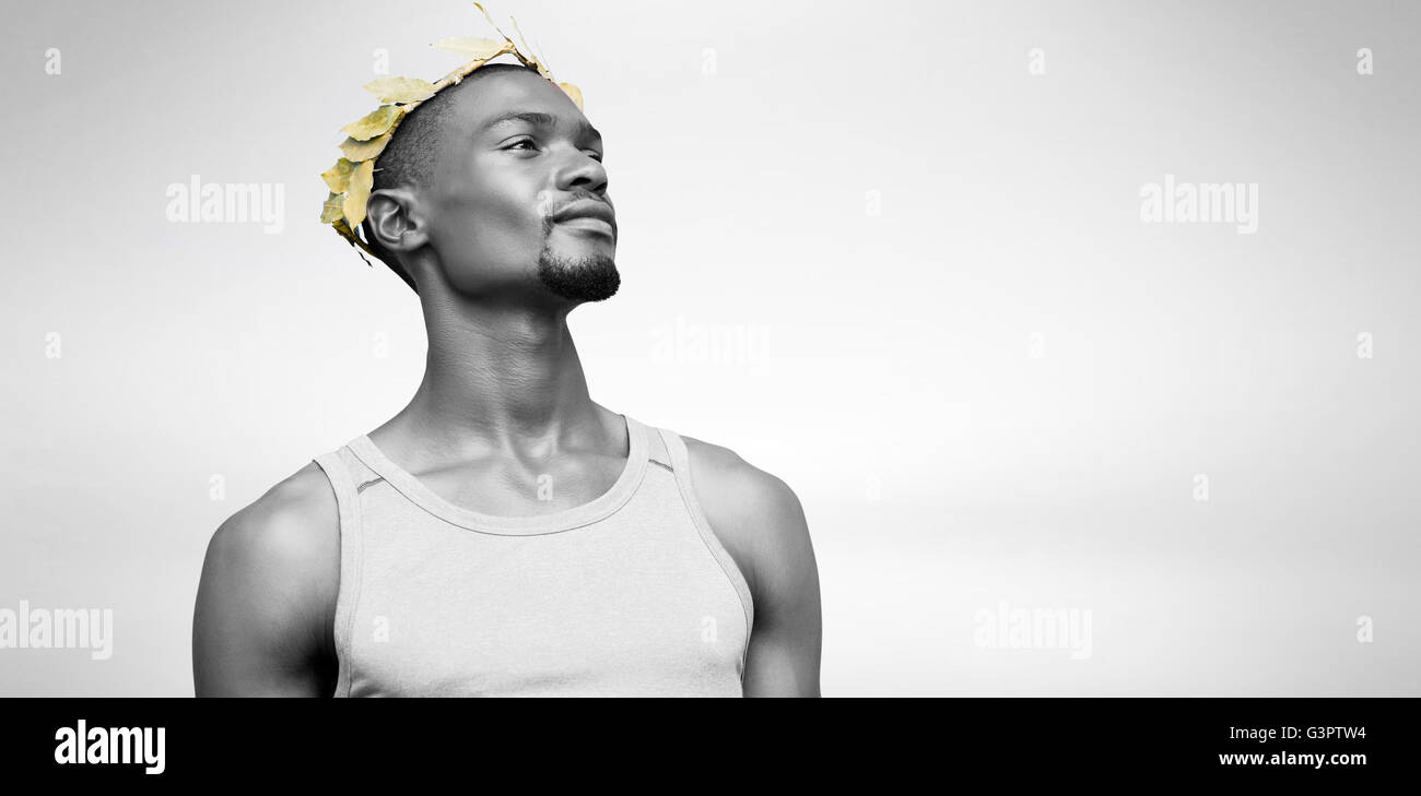 Young smiling african sportsman hi-res stock photography and images - Alamy