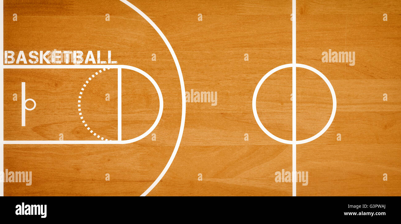 Basketball message written in white Stock Photo Alamy