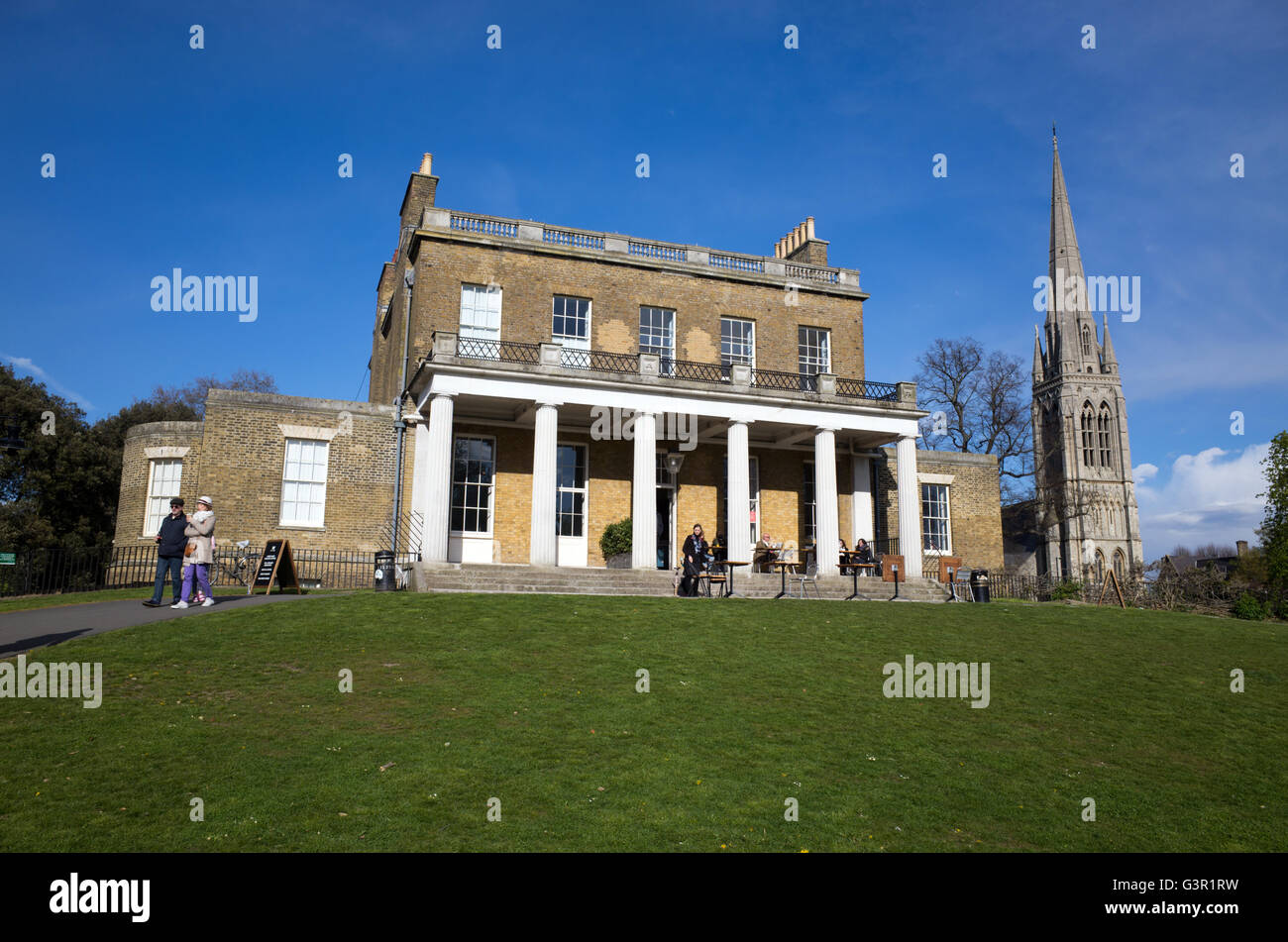 Clissold House in Clissold Park, Hackney, London, England, UK Stock Photo