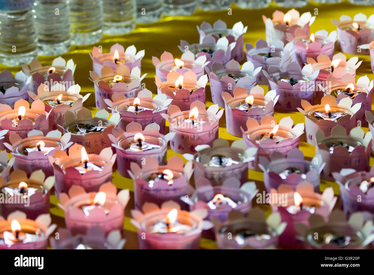 SEMENYIH, MALAYSIA - AUGUST 10, 2014: Detail of the Nirvana Memorial Park in Semenyih, Malaysia. With approximately 588 acres it Stock Photo