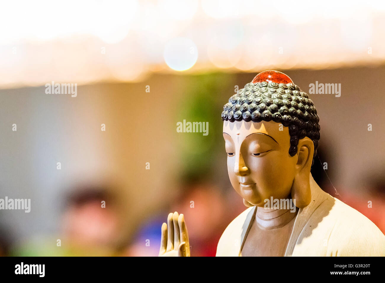 SEMENYIH, MALAYSIA - AUGUST 10, 2014: Detail of the Nirvana Memorial Park in Semenyih, Malaysia. With approximately 588 acres it Stock Photo