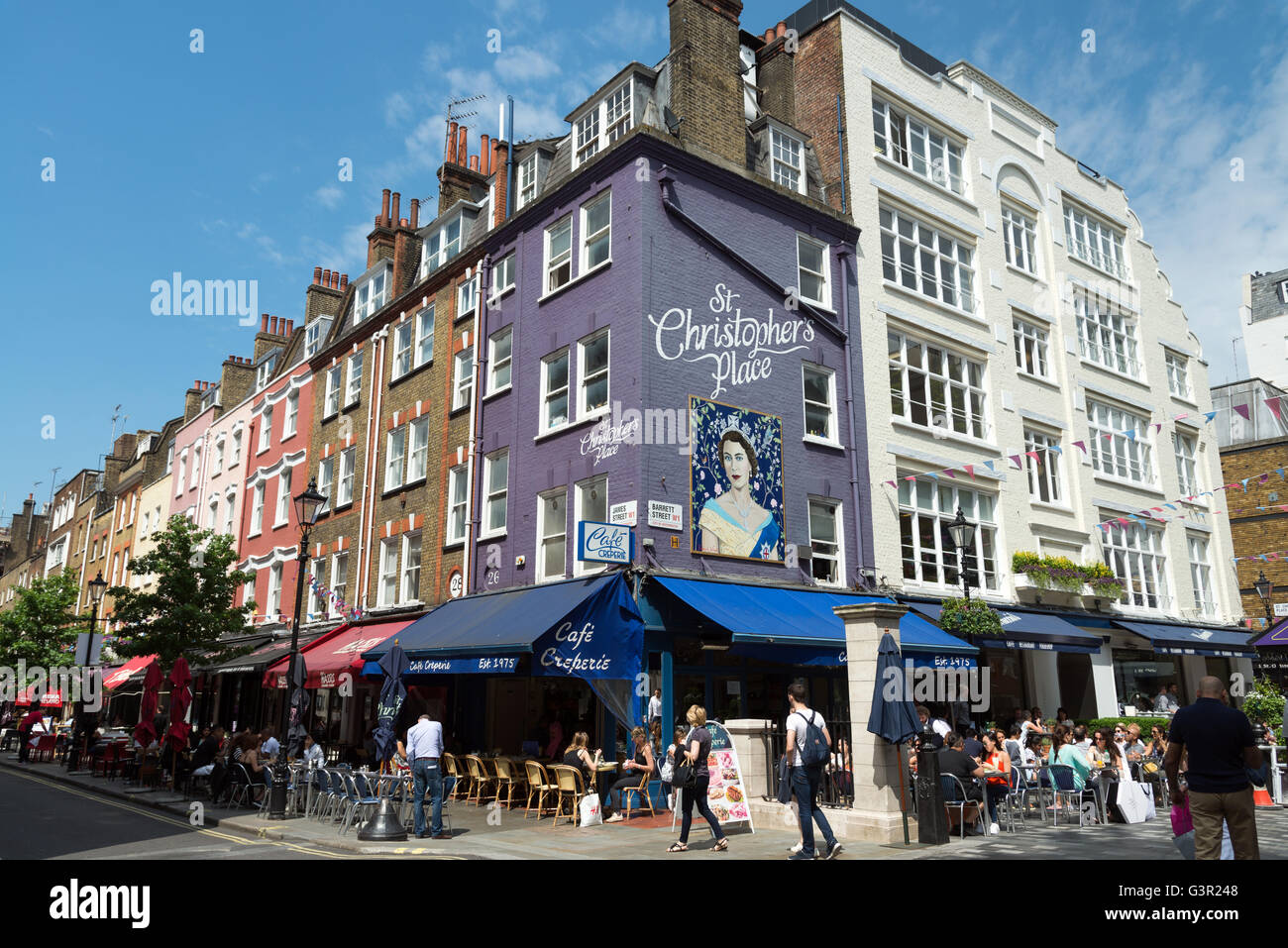 St Christopher's Place, London, England, UK Stock Photo
