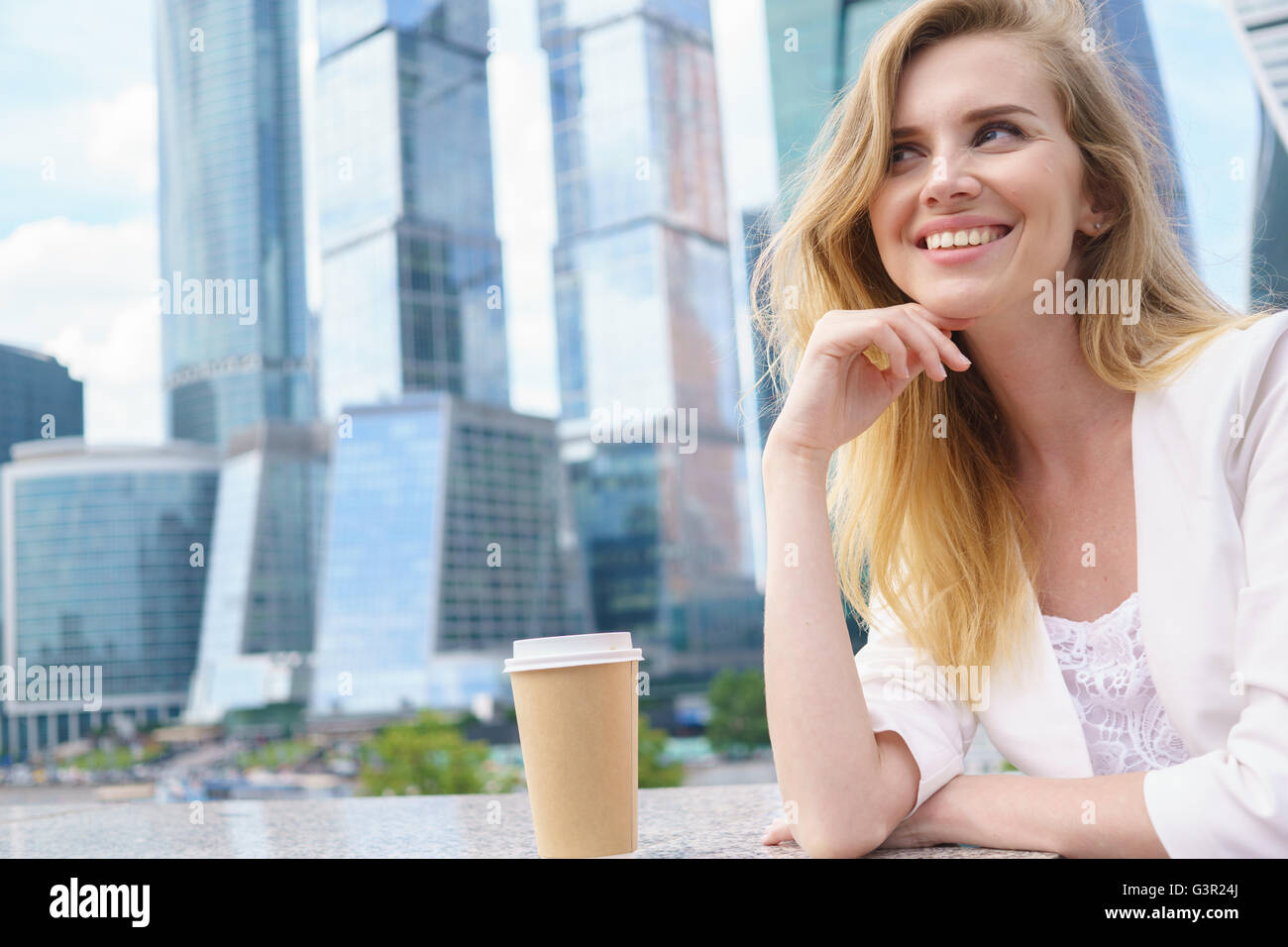 young confident business woman Stock Photo - Alamy