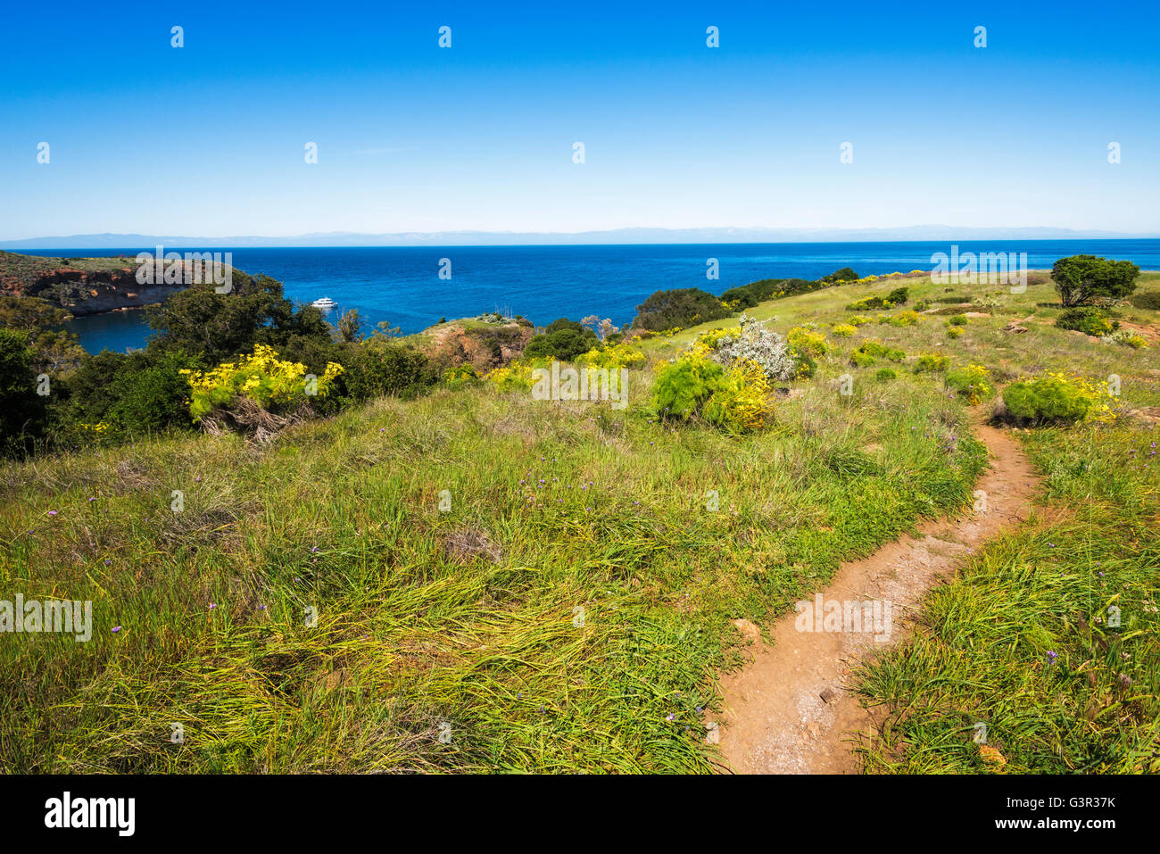 Pelican Bay trail, Santa Cruz Island, Channel Islands National Park