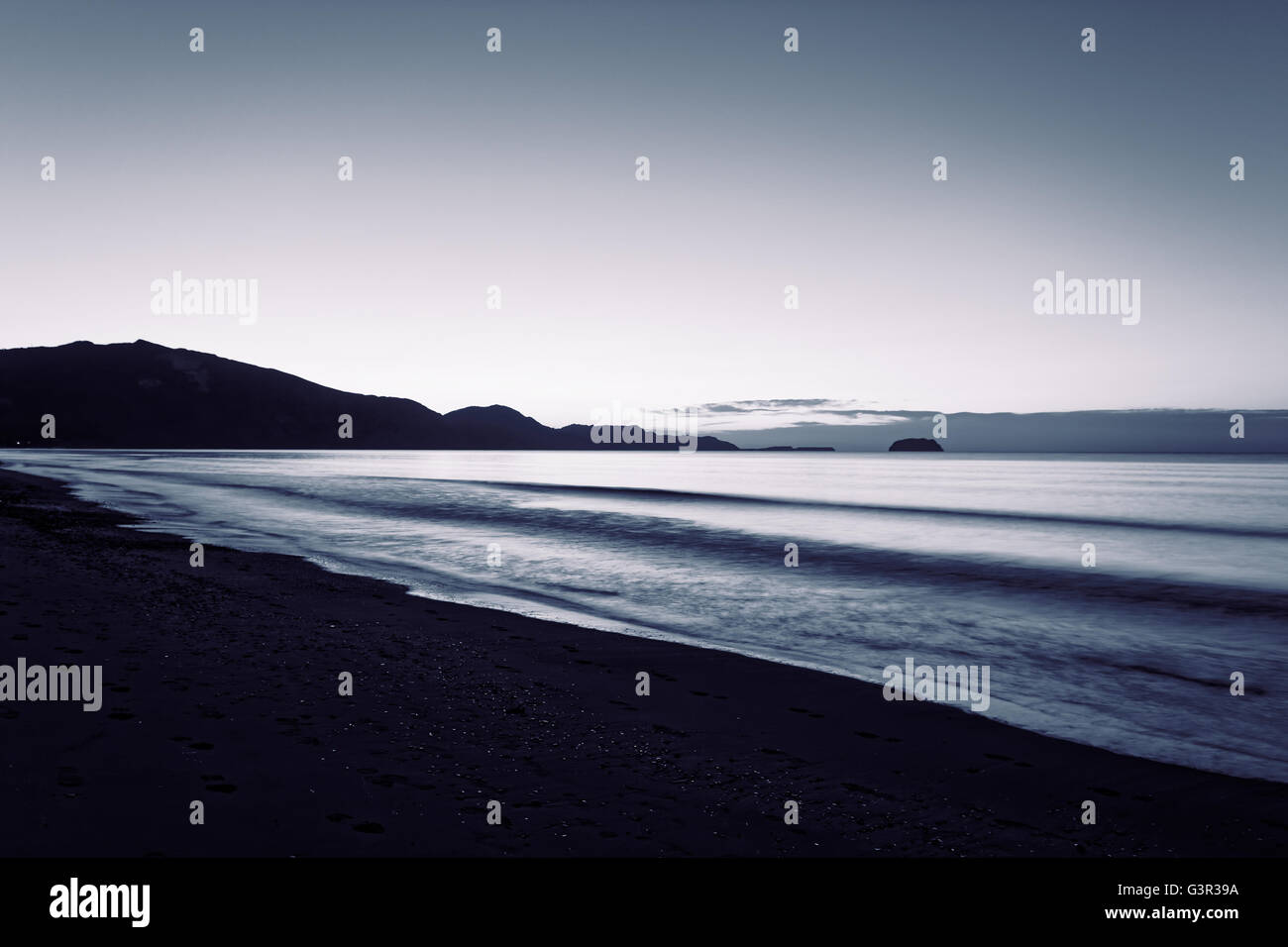 Krete beach, Greek Island landscape Stock Photo