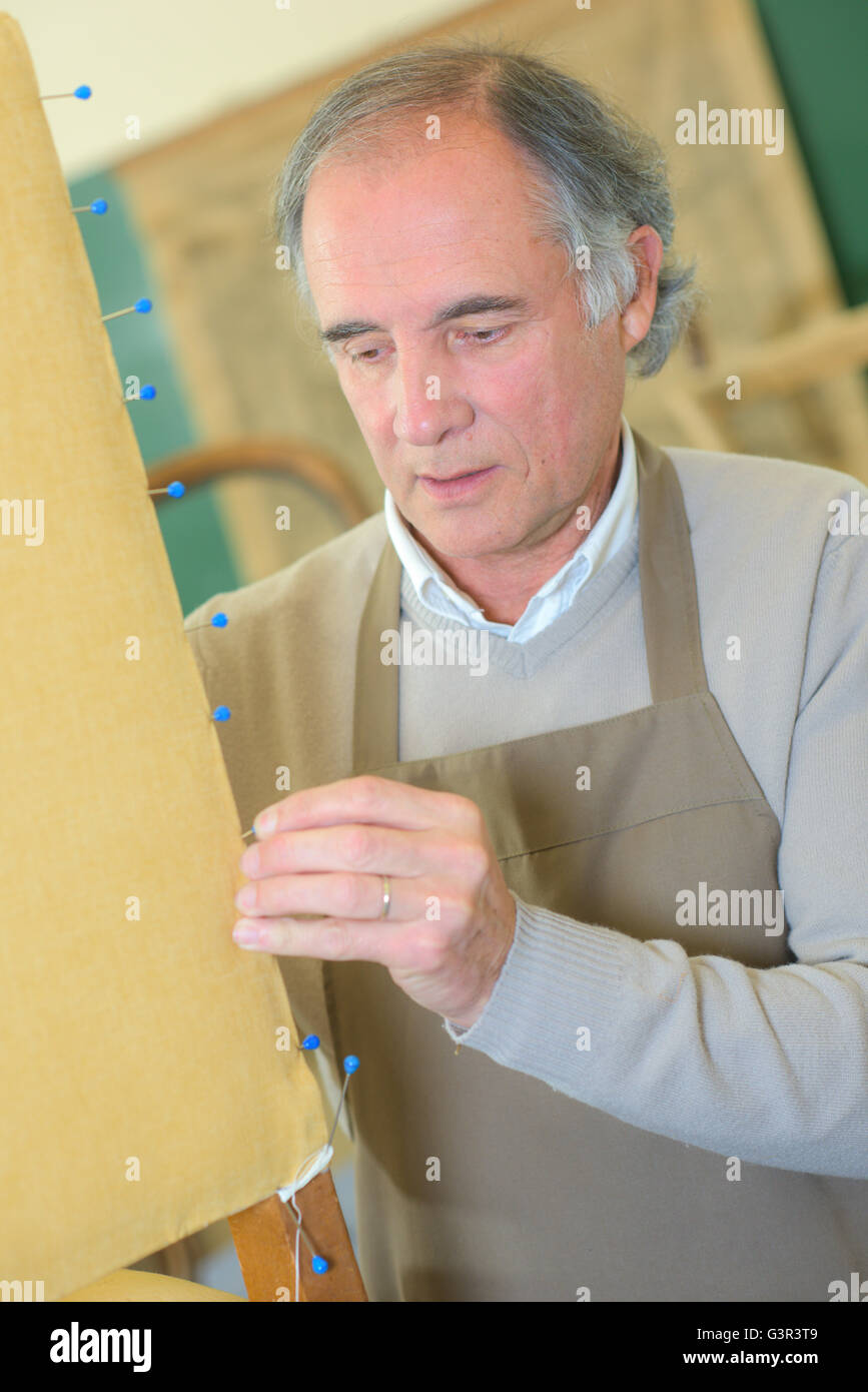 Furniture repair shop Stock Photo Alamy