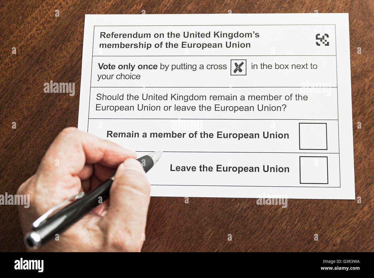 Ballot Paper High Resolution Stock Photography And Images Alamy