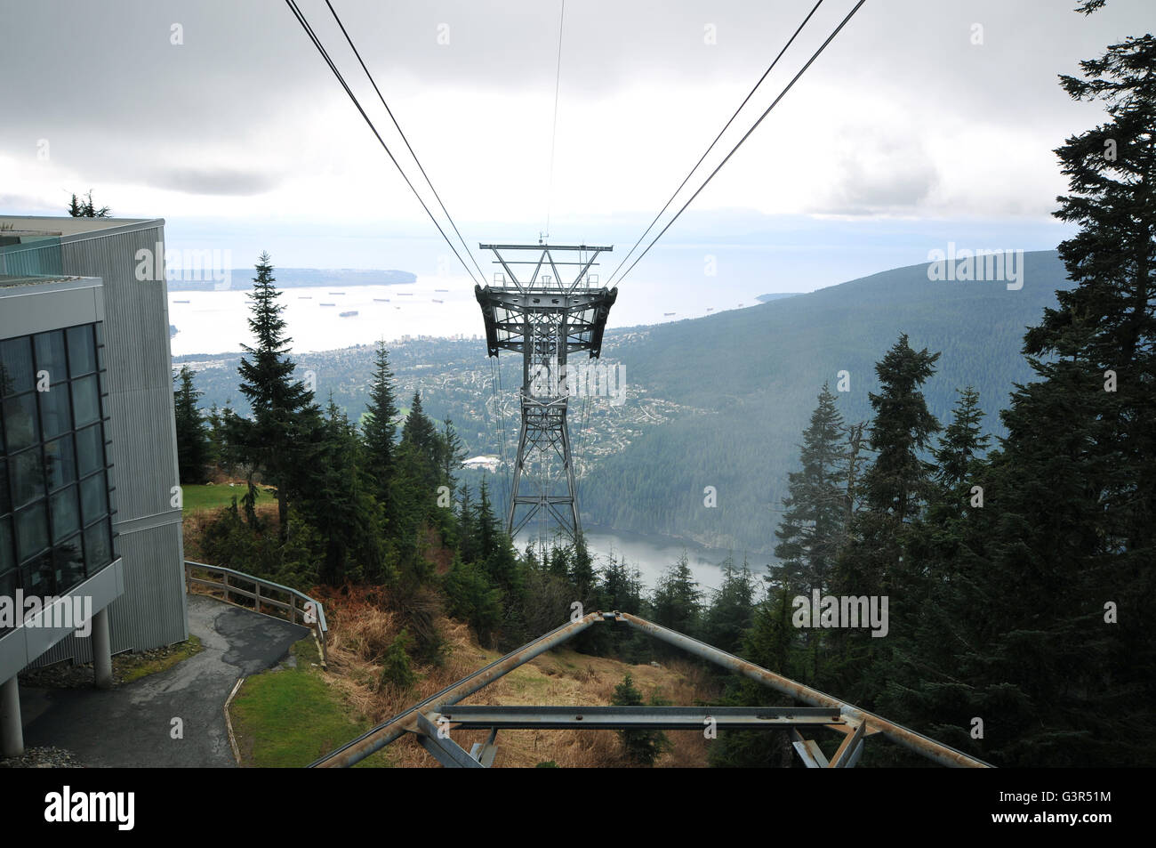 Vancouver cable car Stock Photo - Alamy