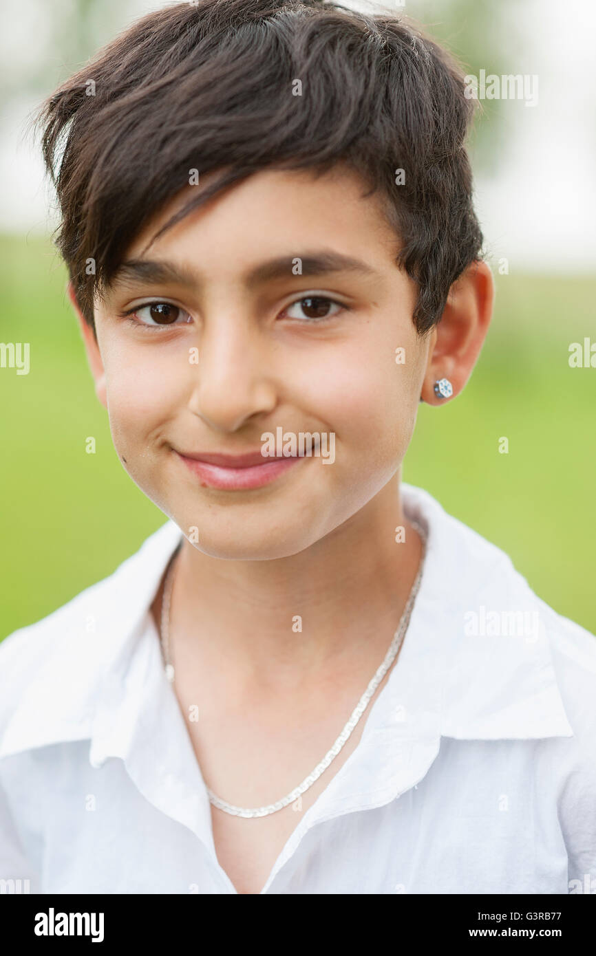 11 Year Old Boy With Brown Hair
