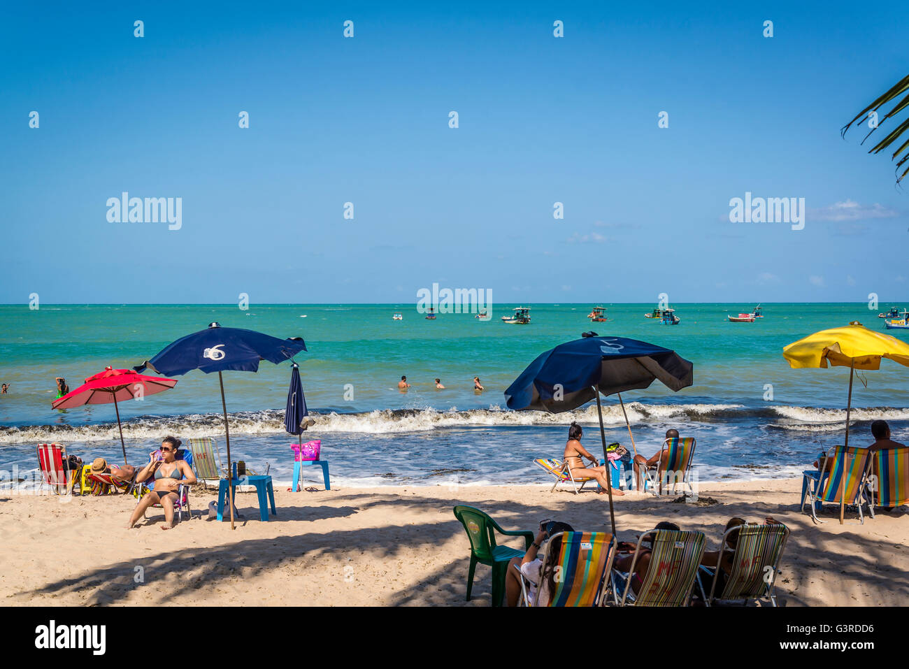 Beach, Maceio, Alagoas, Brazil Stock Photo