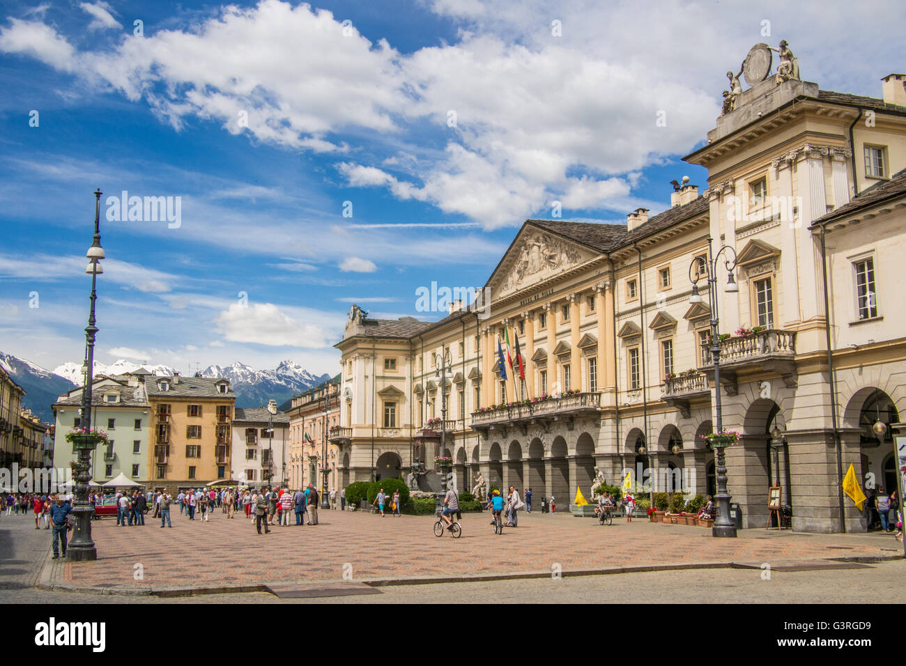 webcam aosta - piazza chanoux