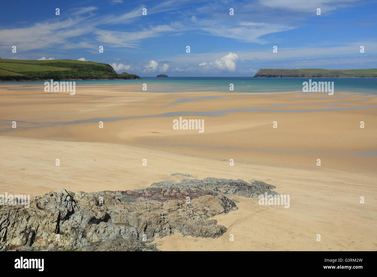 Harbour Cove on Camel estuary, Padstow, North Cornwall, England, UK