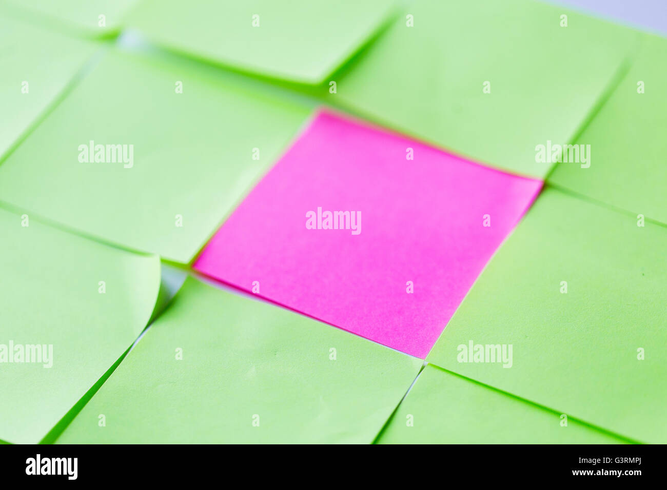 close up of different color paper stickers Stock Photo - Alamy