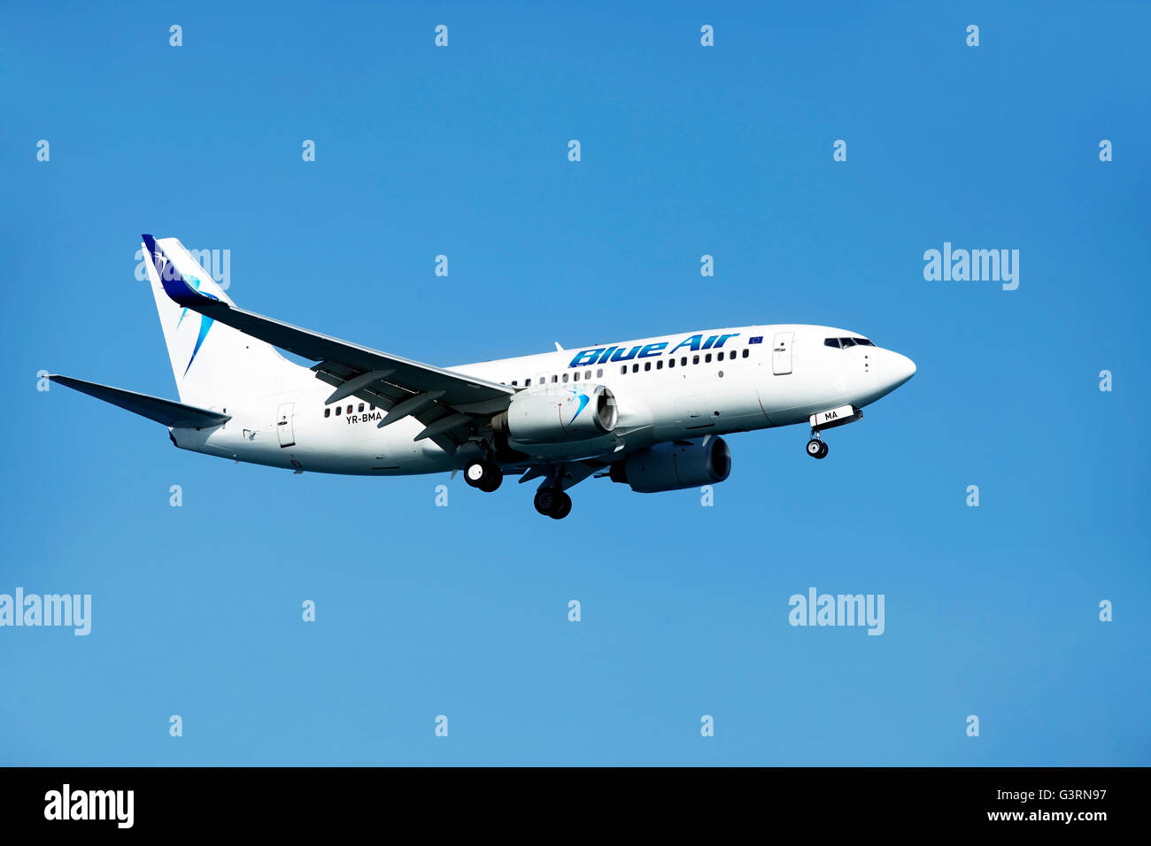 Airbus airline Blue Air Stock Photo