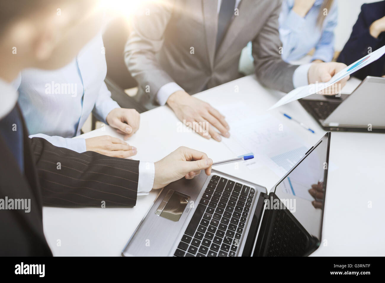 Close up files laptop hi-res stock photography and images - Alamy