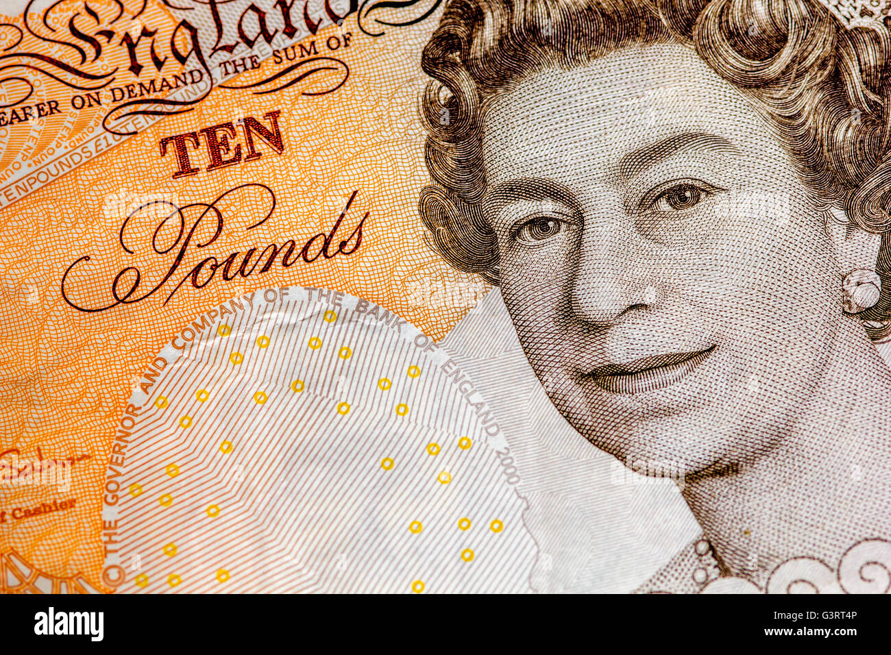 UK pound notes money Stock Photo