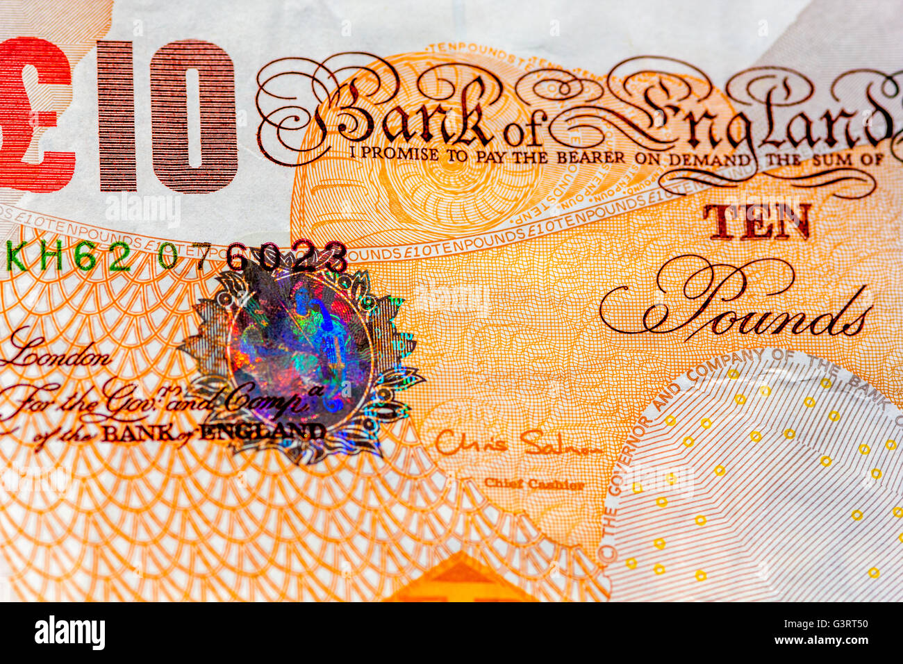 UK pound notes money Stock Photo