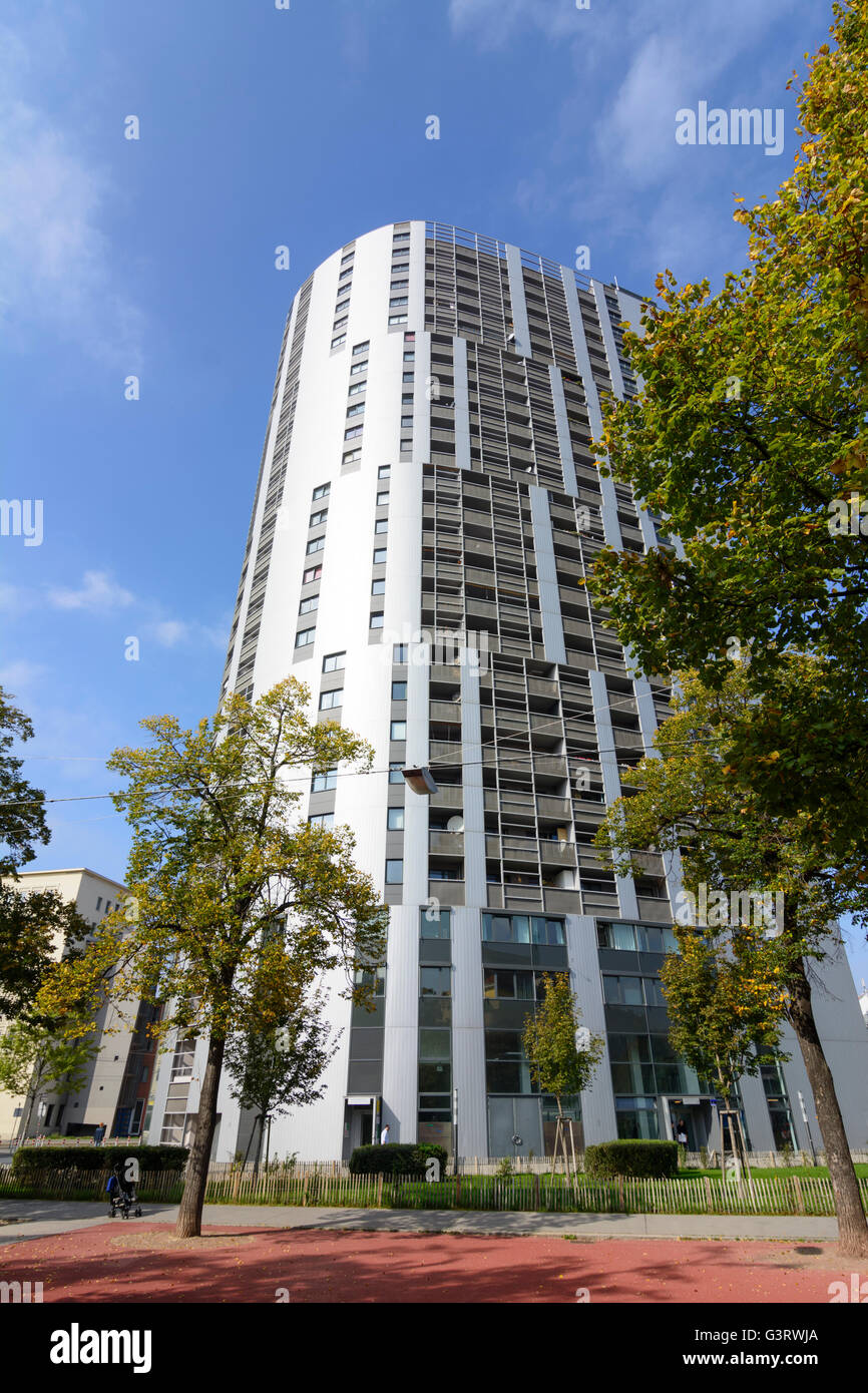 appartment building at Höchstädtplatz, Austria, Wien, 20., Wien, Vienna Stock Photo