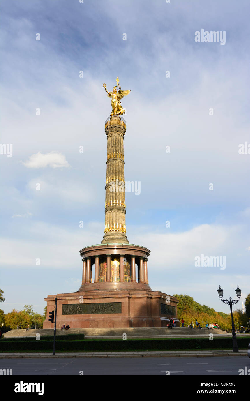 Victory Column, Germany, Berlin, , Berlin Stock Photo