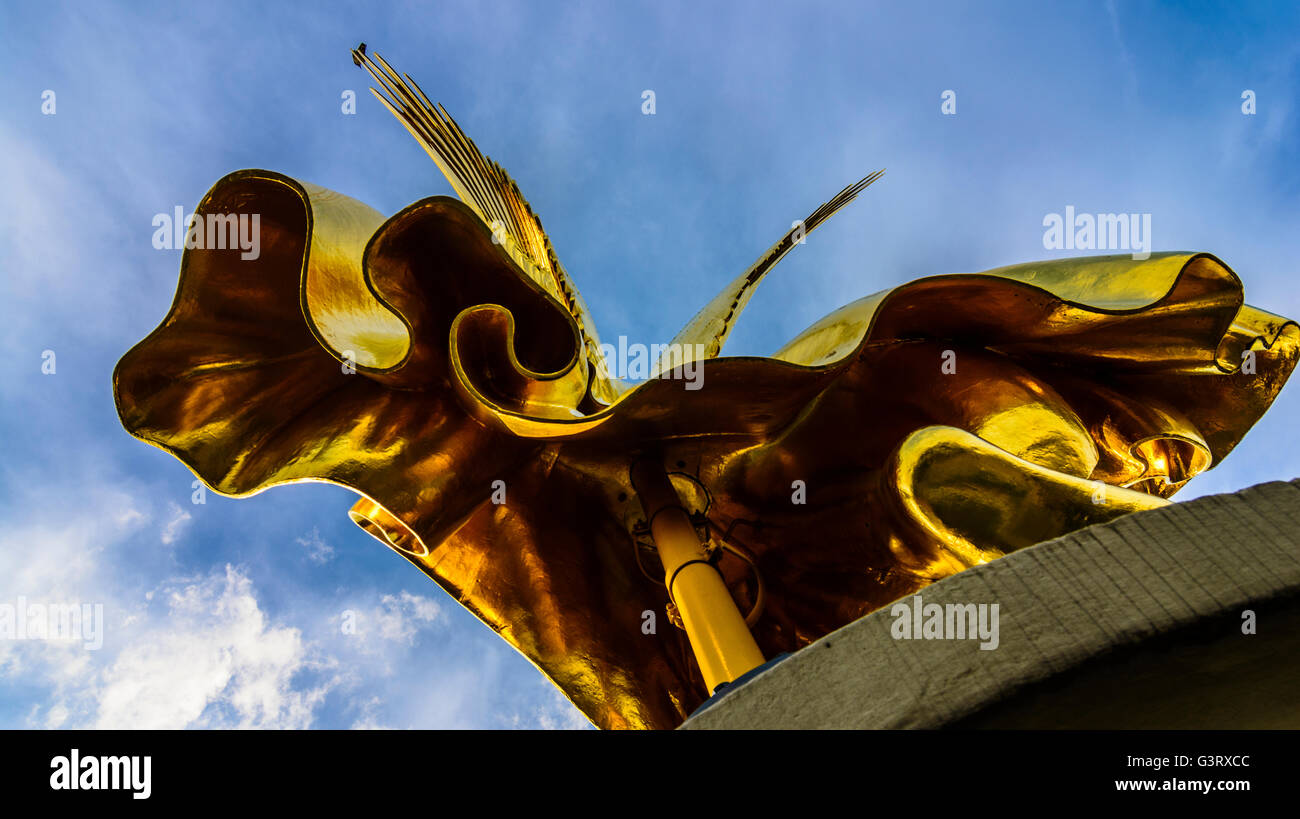 statue of Victoria at Victory Column, Germany, Berlin, , Berlin Stock