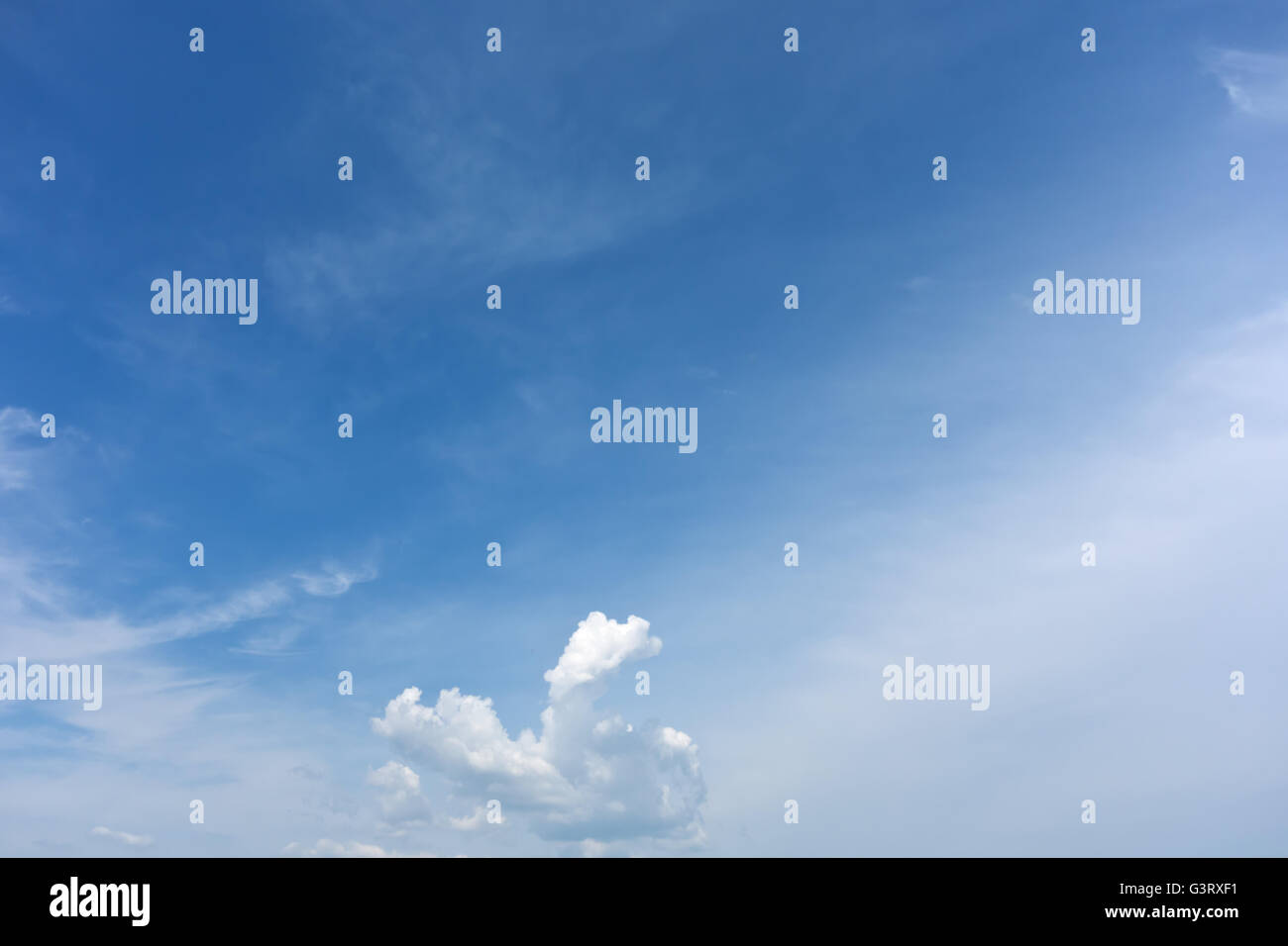 beautiful blue sky with clouds Stock Photo - Alamy