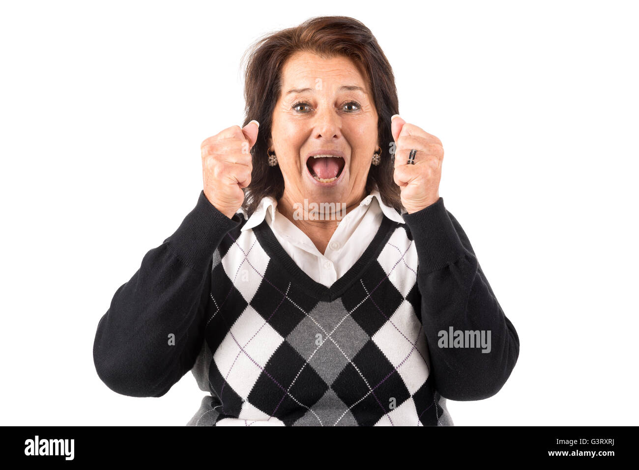 Desperate older woman hi-res stock photography and images - Alamy