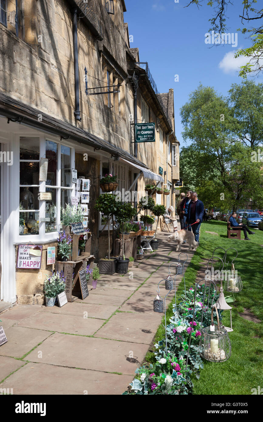 Shops along the High Street, Chipping Campden, Cotswolds
