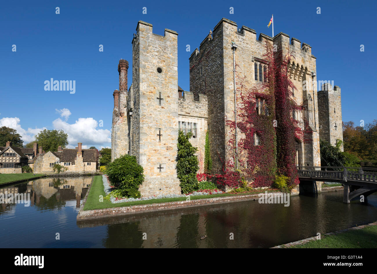 Hever Castle and gardens, Hever, Kent, England, United Kingdom, Europe Stock Photo