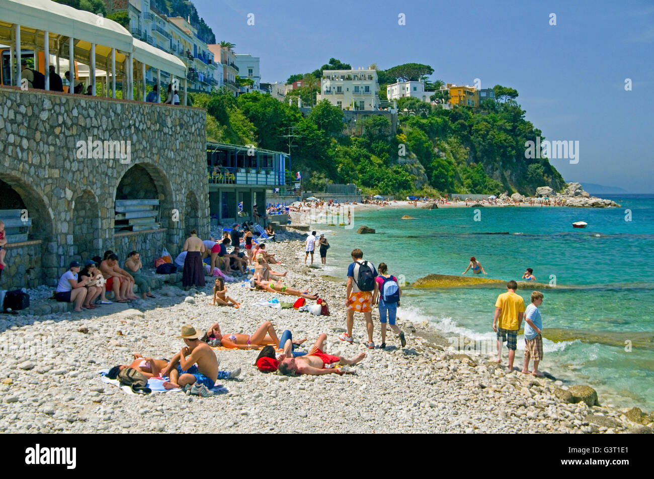 Capri Italy Beach High Resolution Stock Photography And Images Alamy