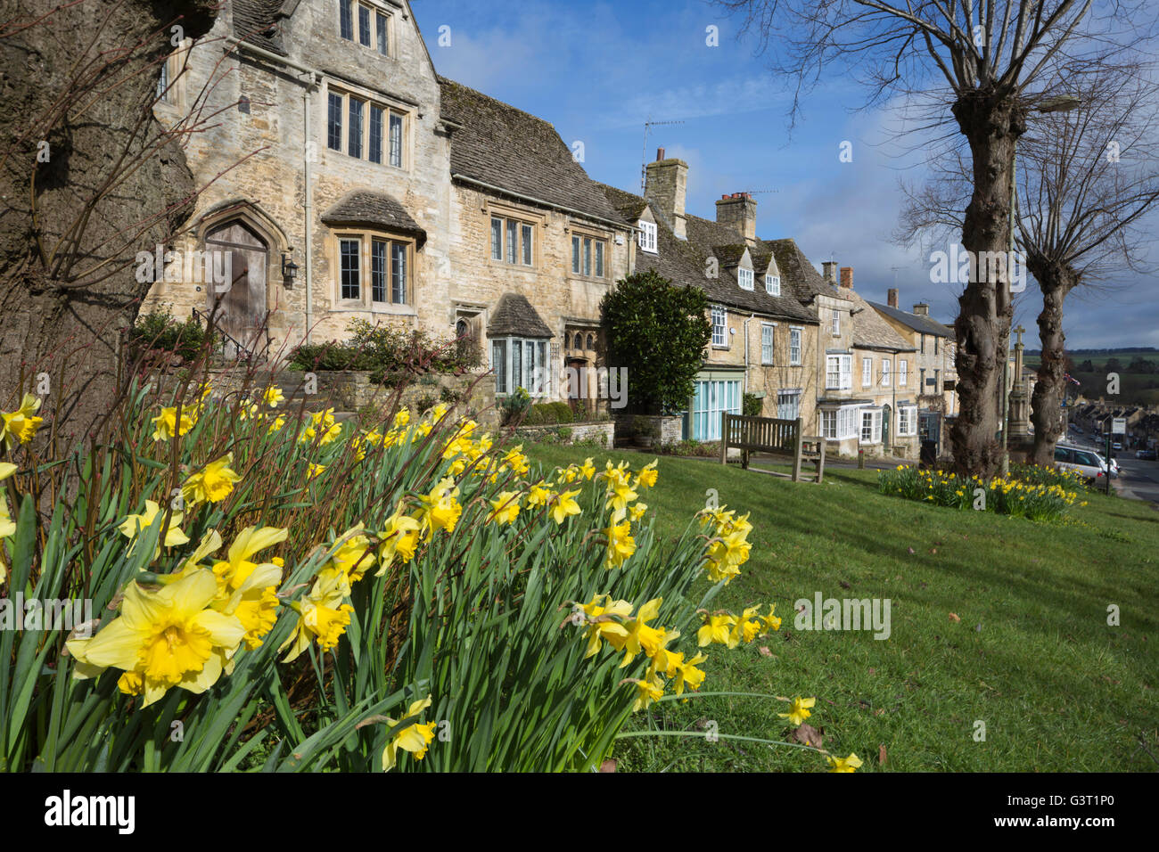 Burford village cotswolds oxfordshire hires stock photography and