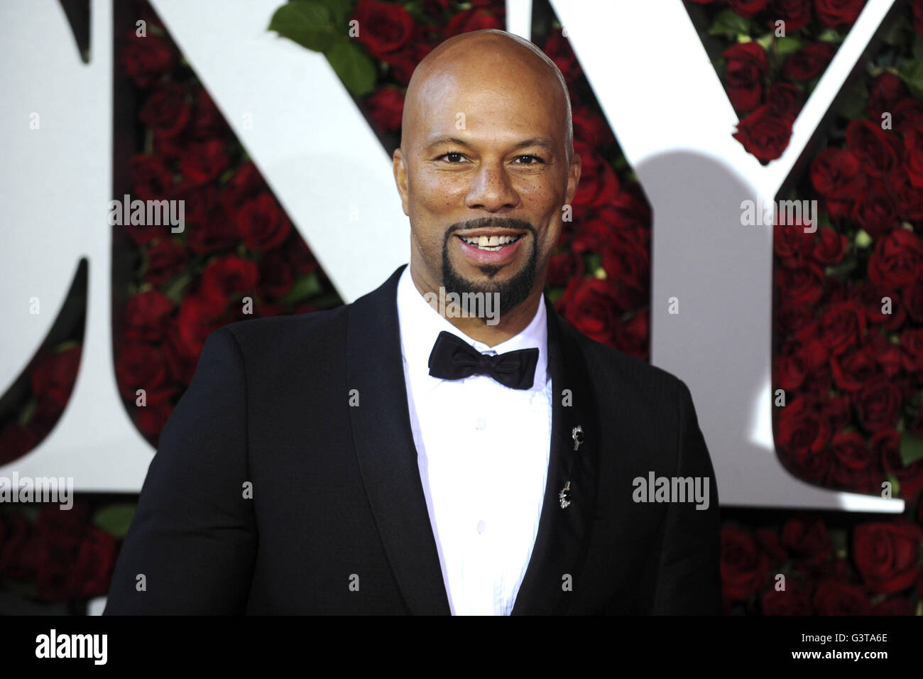 Common attending the 70th Annual Tony Awards at Beacon Theatre on June 12, 2016 in New York City. | Verwendung weltweit Stock Photo