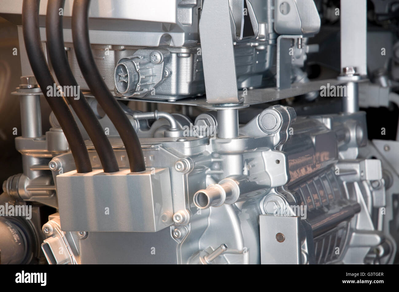 Electric car engine Stock Photo Alamy