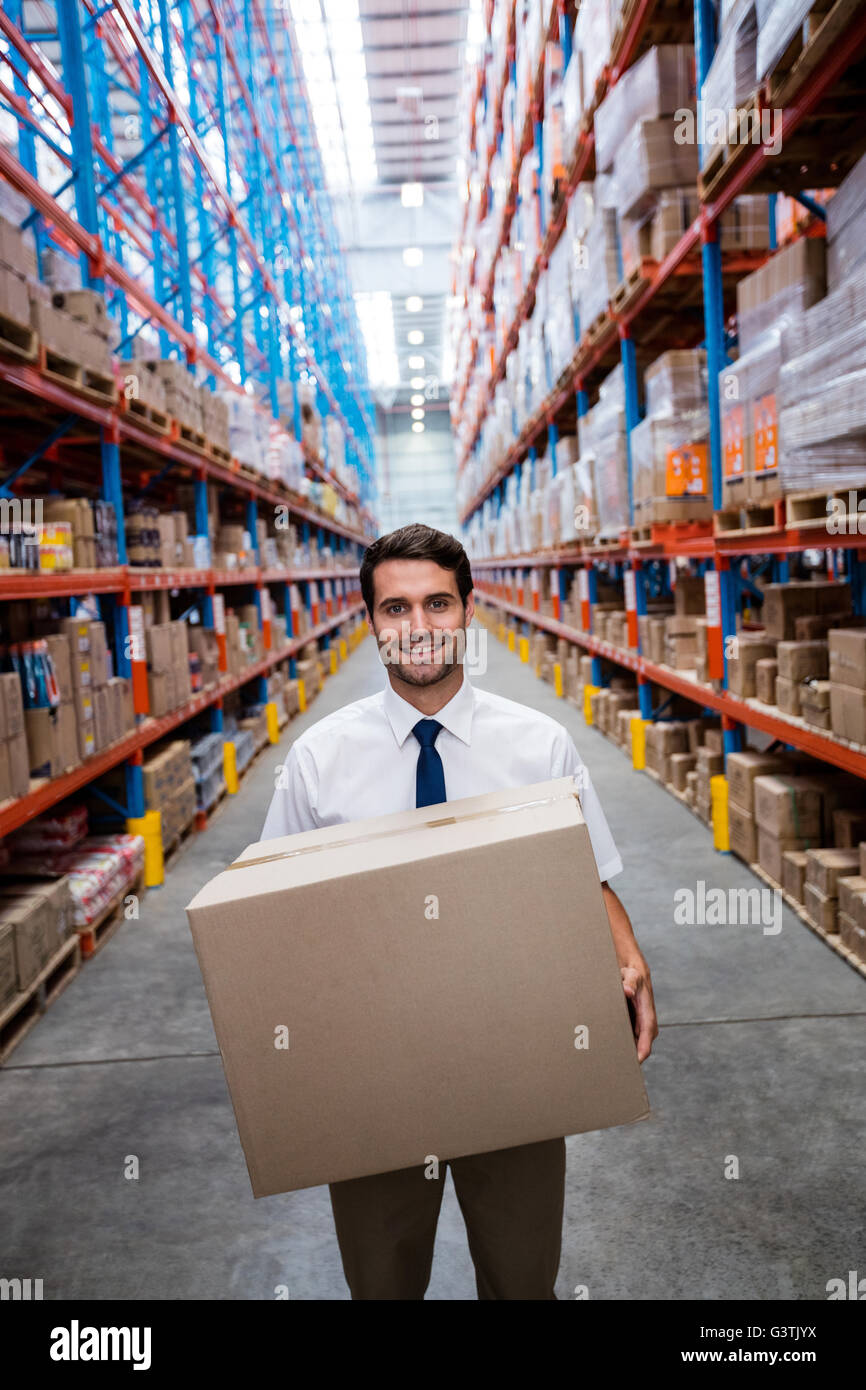 Portrait of warehouse manager Stock Photo