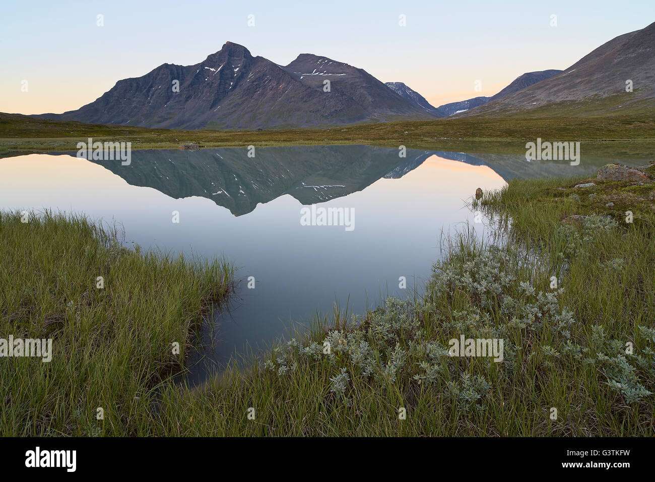 Sweden, Lappland, Sarek national park, Pierikpakte, Stock Photo