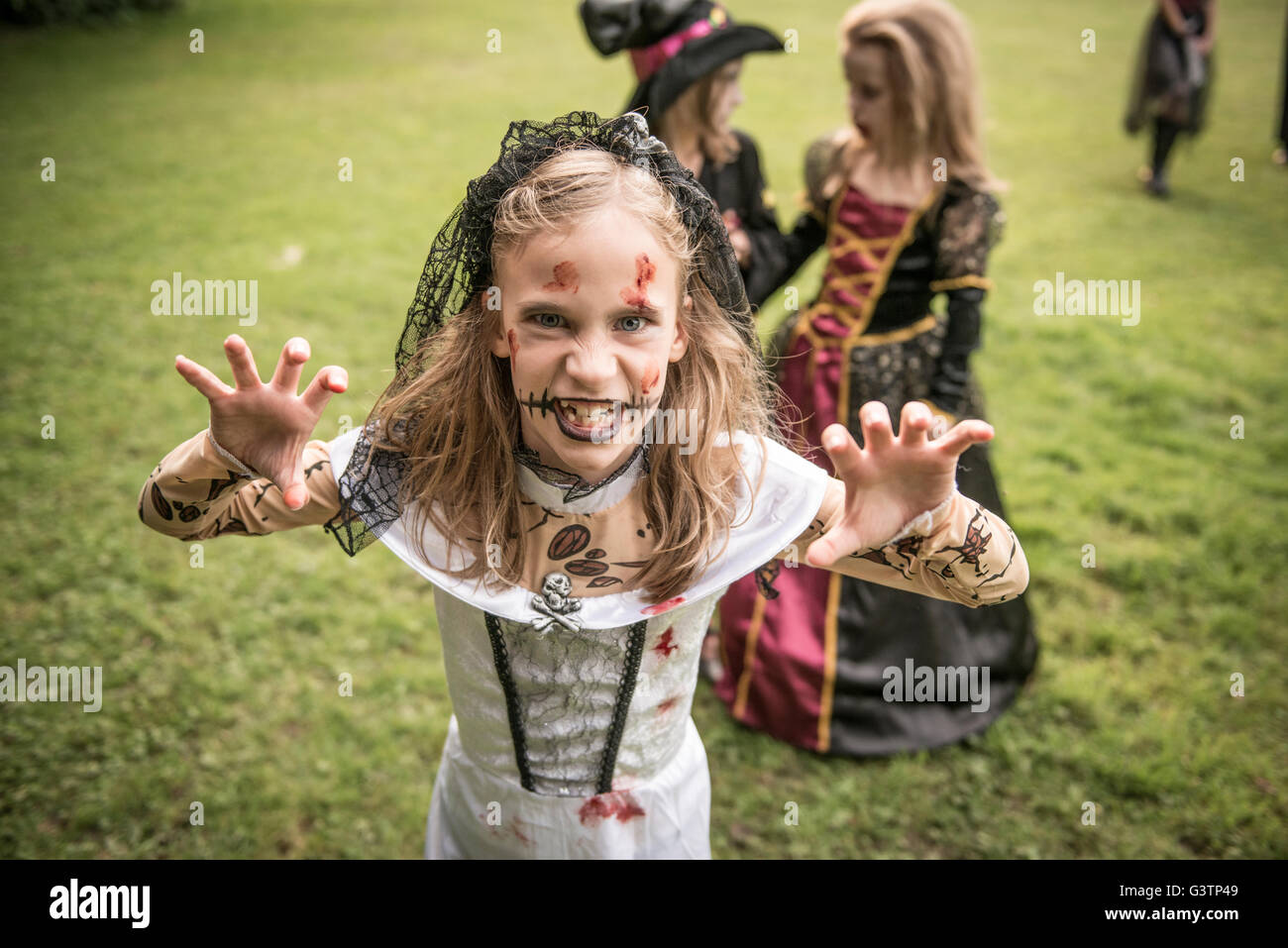 A child dressed in costume for Halloween Night Stock Photo - Alamy