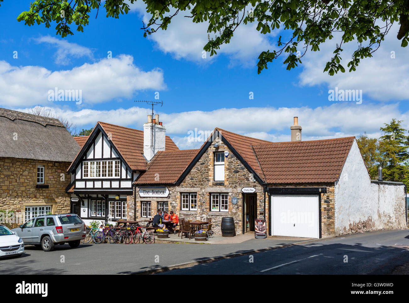 The Border hotel and public house, official end of the Pennine Way