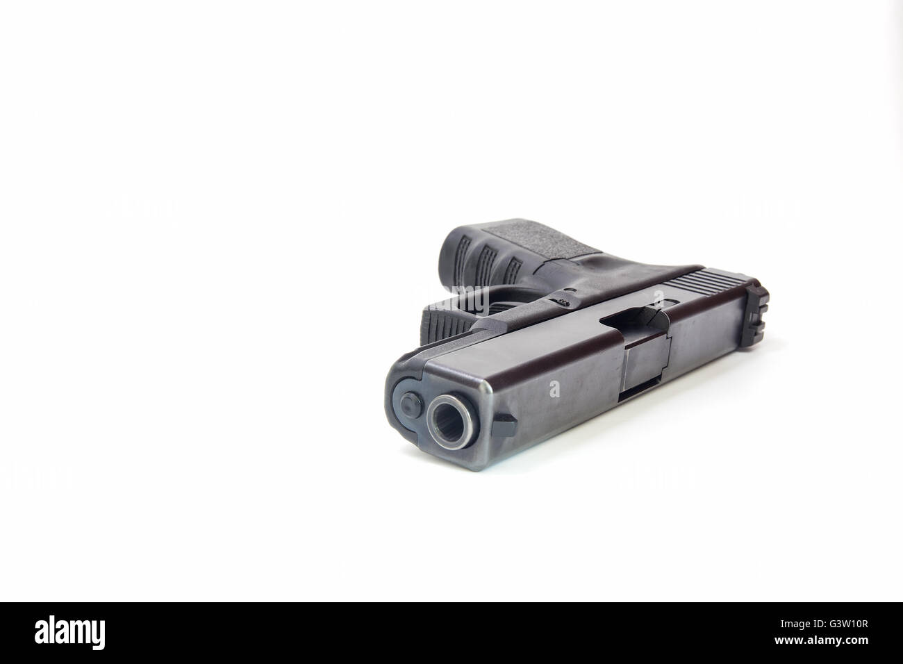pistol isolated on white background Stock Photo - Alamy