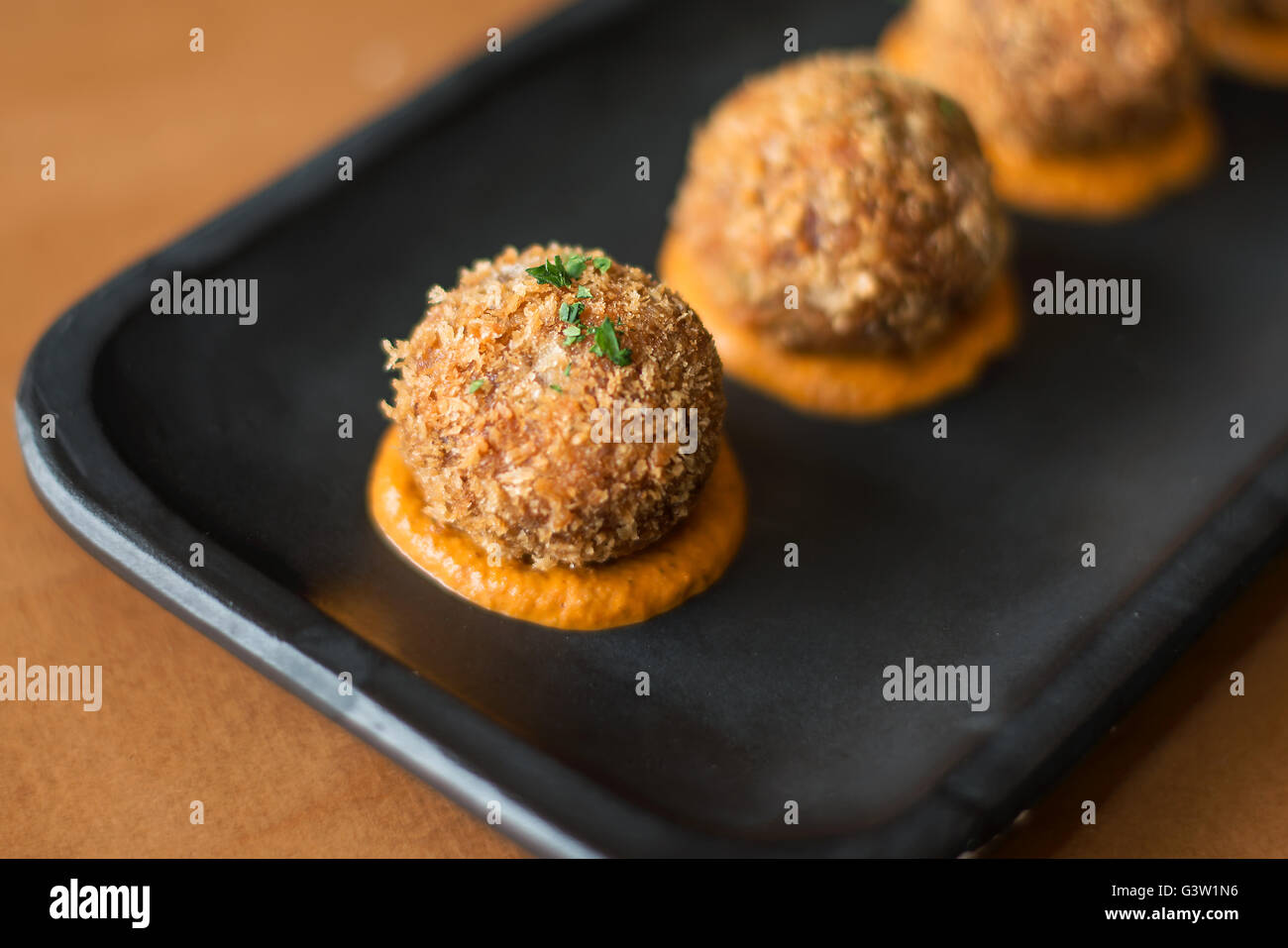 Italian risotto rice balls Stock Photo Alamy
