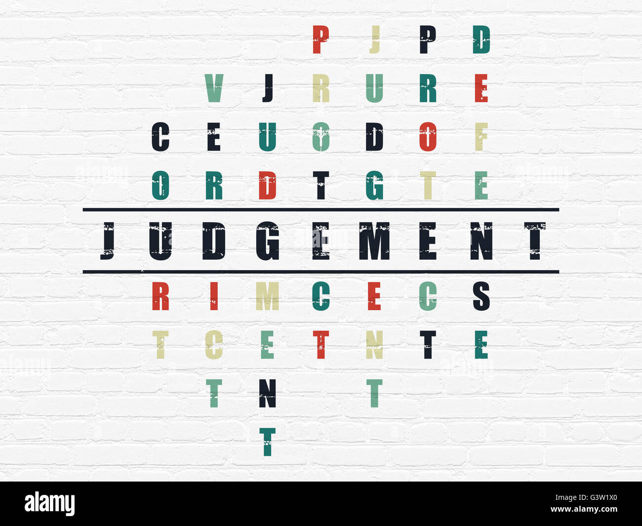 Law concept Judgement in Crossword Puzzle Stock Photo Alamy Law concept Judgement in Crossword Puzzle Stock Photo Alamy