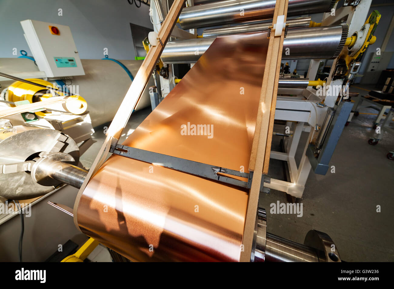 details of copper foil bending machine in high voltage transformer