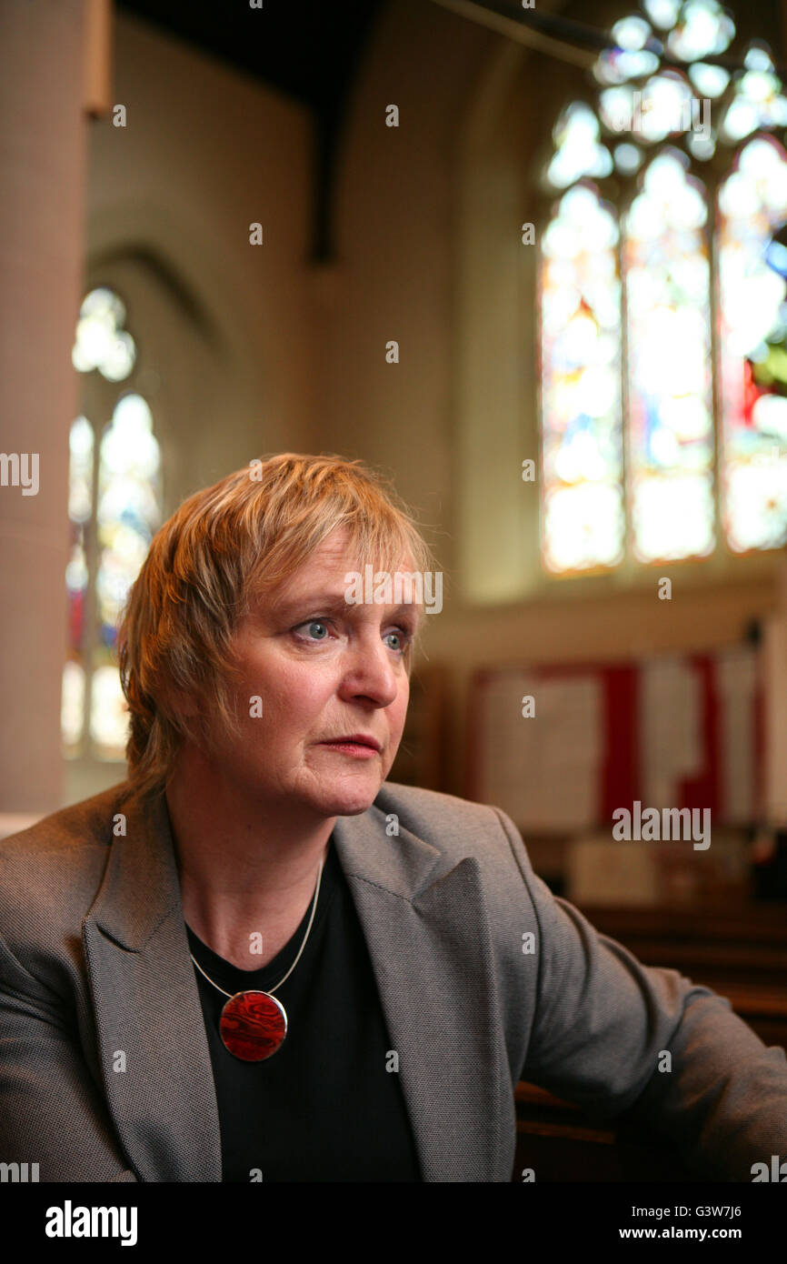 Rev. Julie Nicholson whose daughter Jenny was murdered by Mohammad Sidique Khan in the London bombings of July 7th 2005. Stock Photo