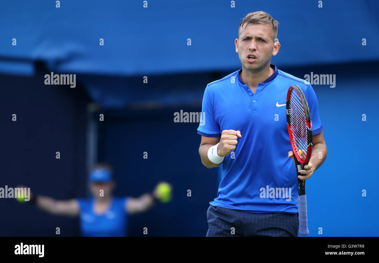 Great Britain's Daniel Evans in action during day three of the 2016 ...