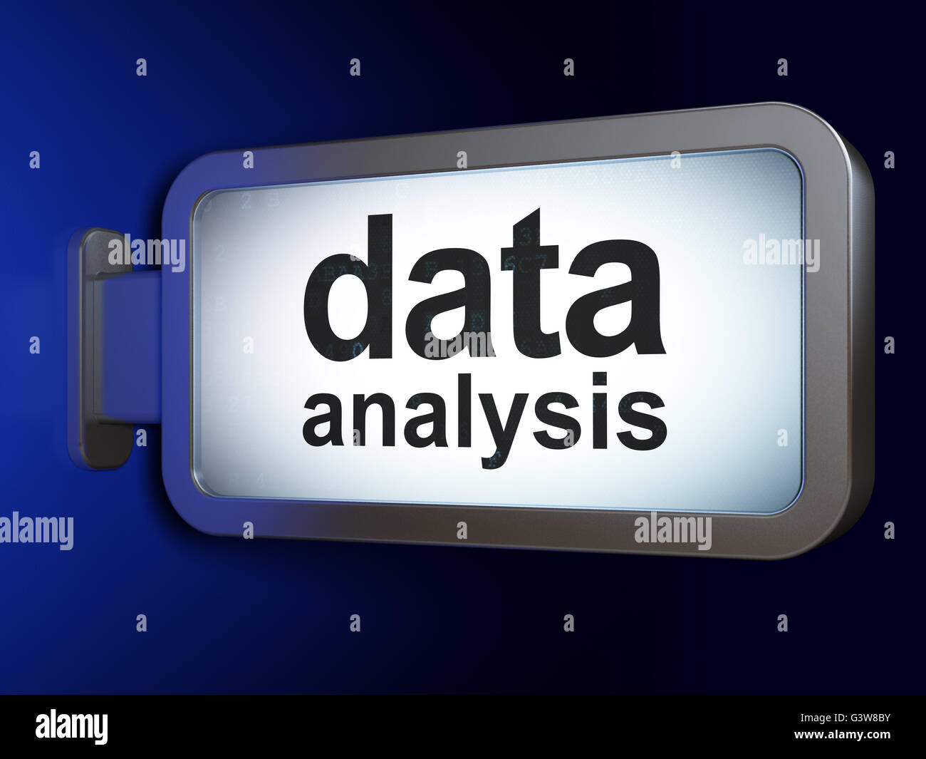 Data concept: Data Analysis on billboard background Stock Photo - Alamy