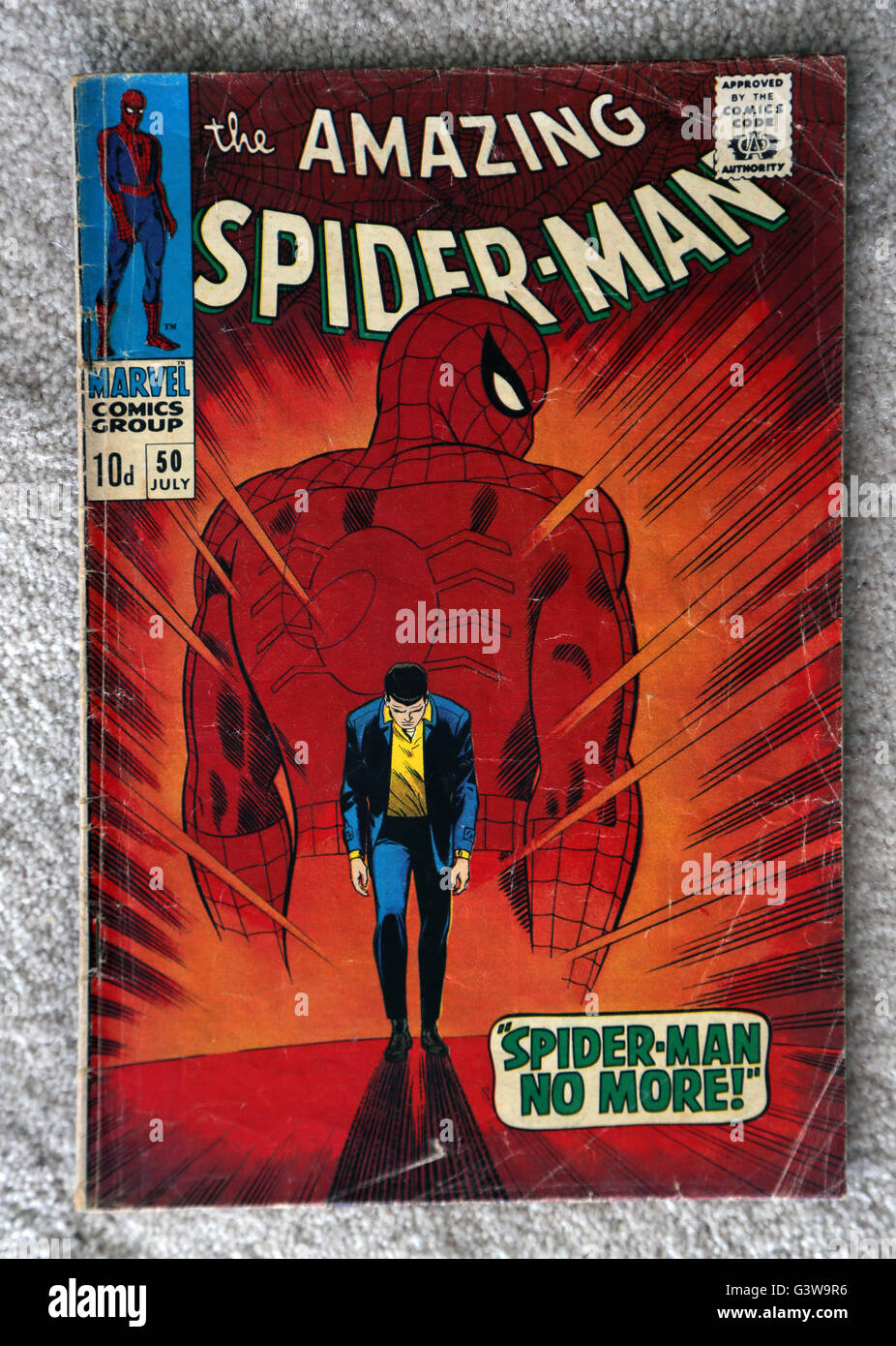 Spider man comic hi-res stock photography and images - Alamy