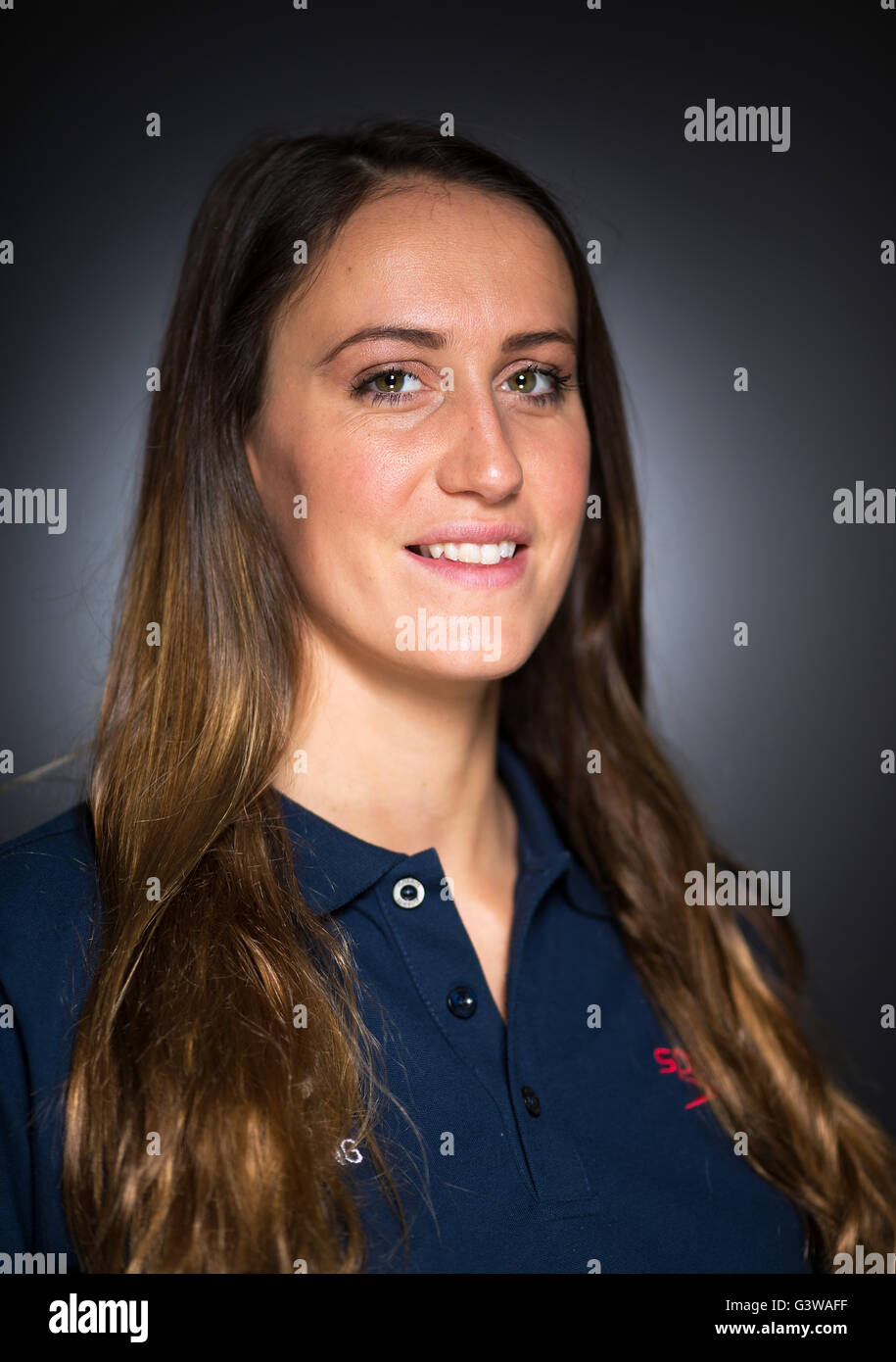 British Swimming's Davies during a media day at The Holiday Inn