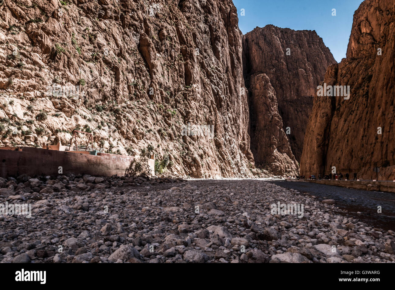 Morocco Gorge - Todgha Gorge Stock Photo